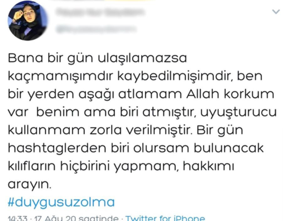 17 yaşındaki genç kız 7. kattan düşerek yaşamını yitirdi: Attığı tweet ortaya çıktı - Resim : 1