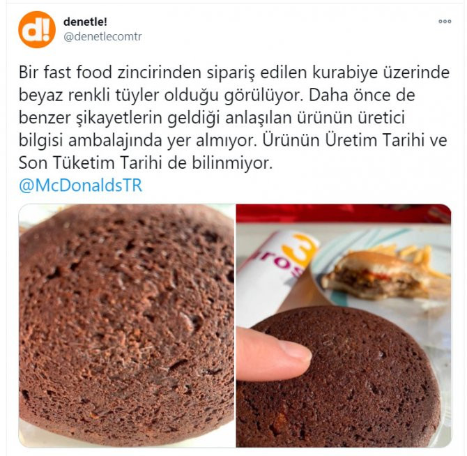 Ünlü fast food zincirine tepki! Kurabiyenin üzerindekini görenler inanamadı - Resim : 1