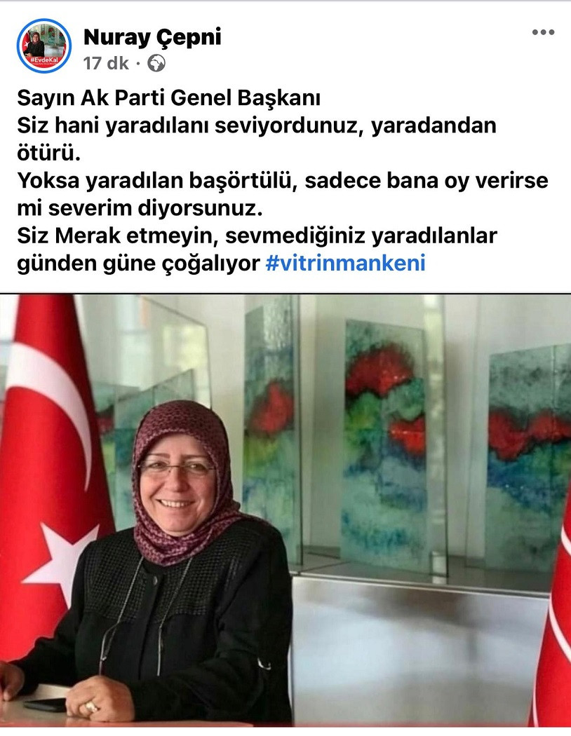 Kılıçdaroğlu'nun danışmanından Erdoğan'a 'vitrin mankeni' cevabı: Hani yaratılanı yaratandan ötürü seviyordunuz? - Resim : 1