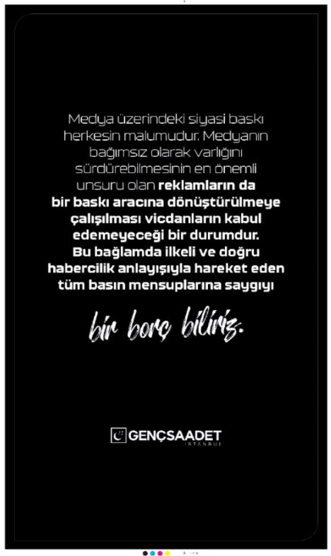 Milli Görüş - BİM kavgası büyüyor: BİM'in geri çektiği reklam yerine onlar reklam verdi! - Resim : 1