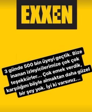 İşte Exxen'e 3 günde üye olanların sayısı - Resim : 1