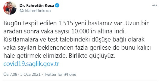 Türkiye'de koronavirüsten 193 kişi daha hayatını kaybetti! 9 bin 877 de yeni vaka var - Resim : 2