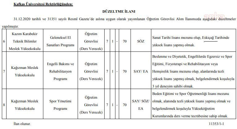 Üniversitenin 'adrese teslim' kadro ilanı iki günde çağ değiştirdi: Hocam 500 yılın lafı mı olur? - Resim : 2