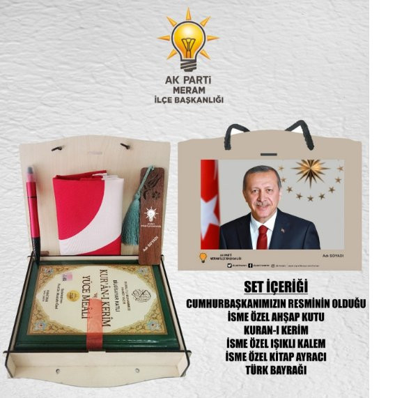 AKP İlçe Başkanlığı'ndan şok kampanya: Çekilişle verilen set tepki çekti! - Resim : 2