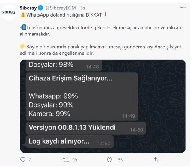 EGM uyardı: WhatsApp'ten gelen bu mesaja dikkat - Resim : 1