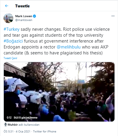 BBC Muhabiri Mark Lowen'den A Haber'e yanıt: 'Ben de seni özledim' - Resim : 1