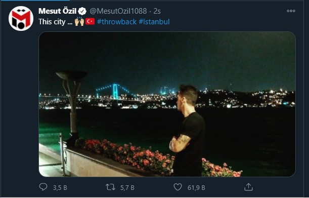 Mesut Özil'in tweeti Fenerbahçelileri heyecanlandırdı - Resim : 1