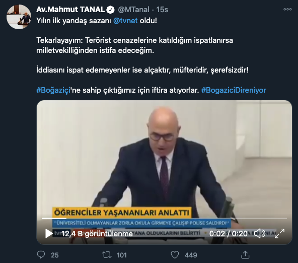 Tvnet'ten skandal haber: CHP'li Mahmut Tanal'ı hedef gösterdiler - Resim : 1