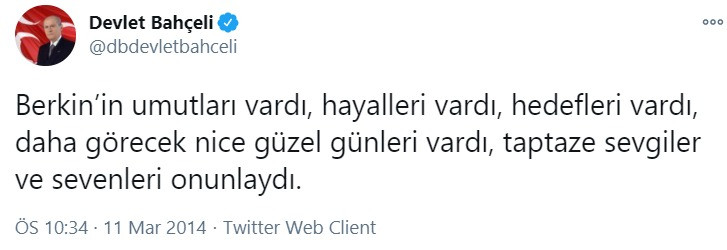 Boğaziçi'ni Gezi üzerinden hedef alan Bahçeli, 'Berkin Elvan' tweetini hatırlıyor mu? - Resim : 1