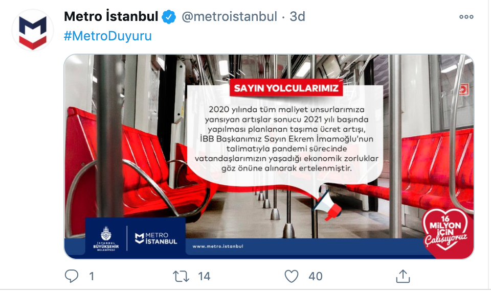 Ekrem İmamoğlu talimatı verdi, Metro İstanbul duyurdu: İstanbullulara müjde! - Resim : 1