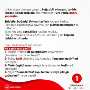 Süleyman Soylu'dan flaş Boğaziçi Üniversitesi açıklaması: Türk polisi doğru yapmıştır - Resim : 1