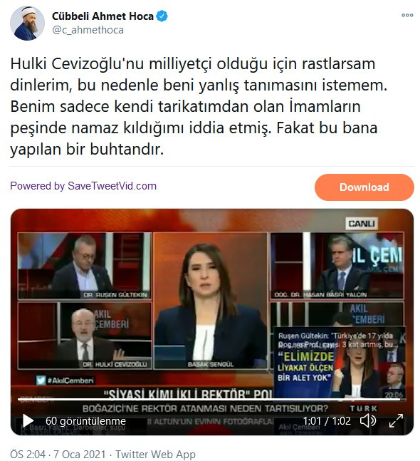 Cübbeli'yi kızdırdı: Hulki Cevizoğlu'ndan canlı yayında tepki çeken sözler - Resim : 1