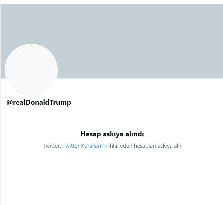 Twitter, Trump’ın hesabını kalıcı olarak askıya aldı - Resim : 1