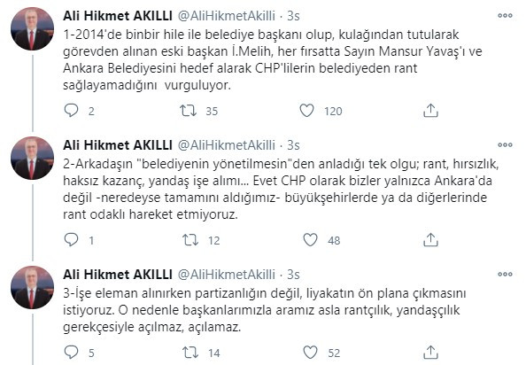 CHP Ankara İl Başkanı'ndan Gökçek'e çok sert cevap: Belediye yönetilmesinden anladığı... - Resim : 1