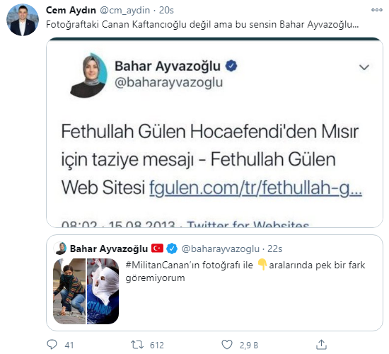 Canan Kaftancıoğlu'na 'militan' diyen AKP'li vekilin Fethullah Gülen mesajı ortaya çıktı - Resim : 2