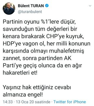 Erdoğan, Oğuzhan Asiltürk ile görüşünce çark etti! AKP'li Bülent Turan'dan Saadet Partisi değişimi - Resim : 1