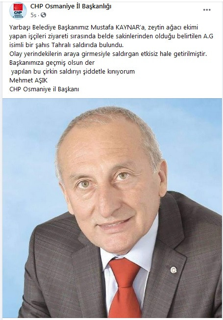 CHP'li belediye başkanına işçileri ziyareti sırasında saldırı - Resim : 2