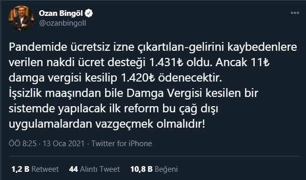 AKP’den skandal uygulama: Kısa çalışma ödeneğinden bile vergi alınıyor! - Resim : 1