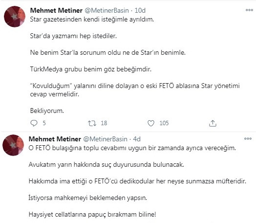 Mehmet Metiner yandaş Star'dan kovuldu mu? Metiner'den Star yönetimine flaş çağrı - Resim : 1