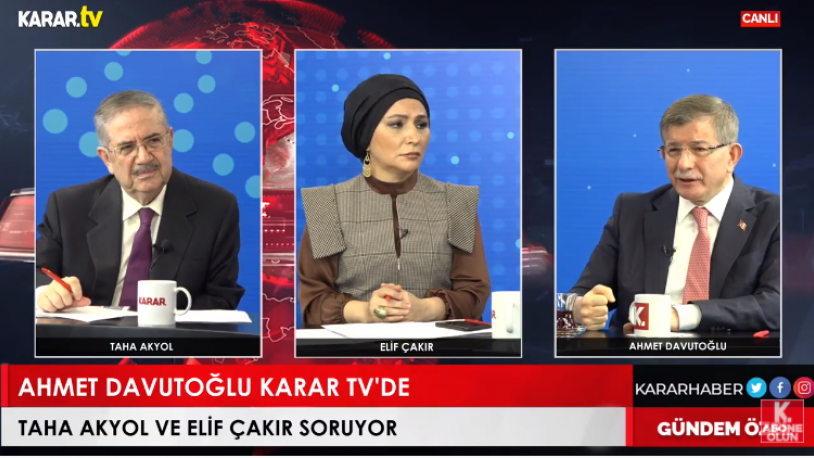 Ahmet Davutoğlu: 'Erdoğan'ı uyarıyorum, tasfiye edilecek'
