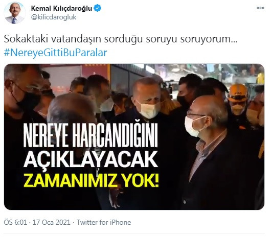 Kılıçdaroğlu, Erdoğan'a seslendi: Nereye gitti bu paralar? - Resim : 2