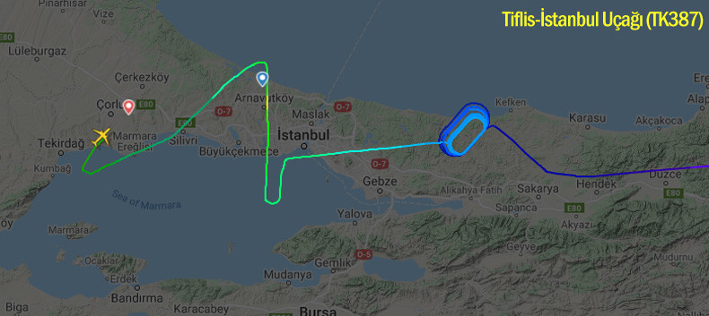 Uçaklar İstanbul Havalimanı'na iniş yapamadı - Resim : 2