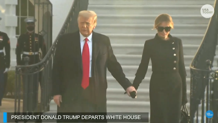 Donald Trump Beyaz Saray'dan ayrıldı - Resim : 1