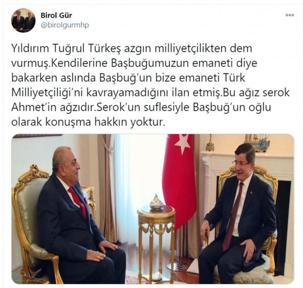 'Azgın milliyetçilik' tartışması büyüyor: MHP'den Tuğrul Türkeş'e çok sert sözler - Resim : 1
