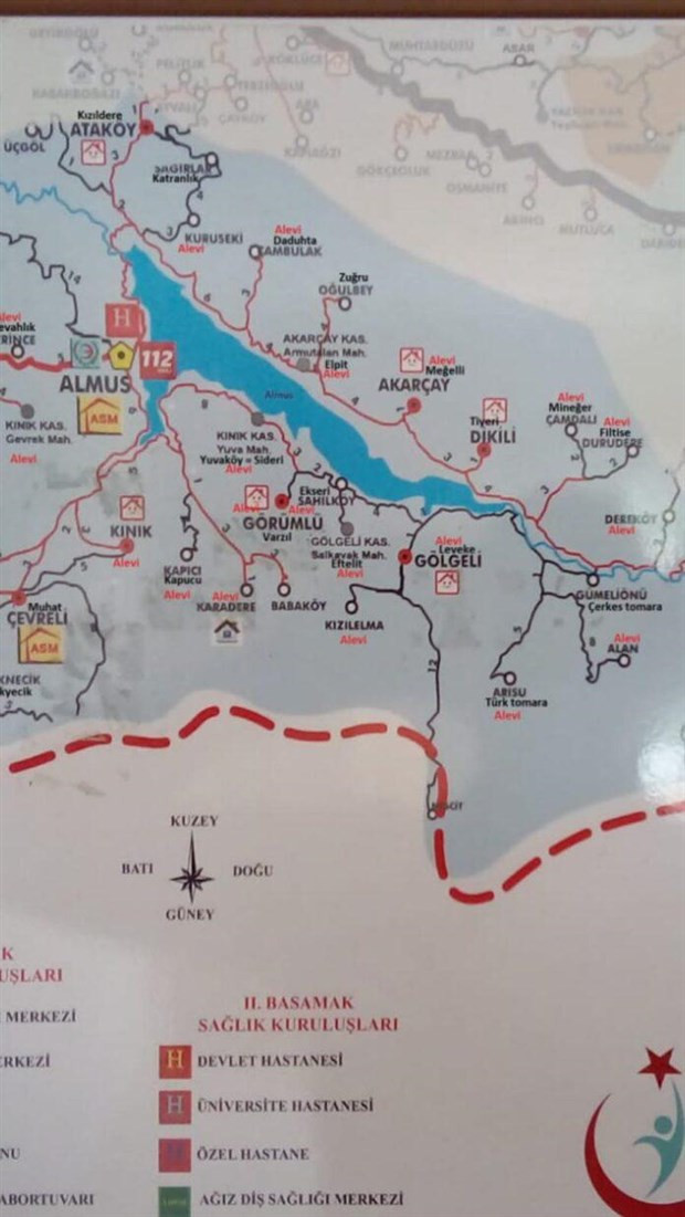 Sağlık Bakanlığı logolu haritada Alevi köylerinin fişlendiği iddiaları hakkında yeni gelişme - Resim : 1