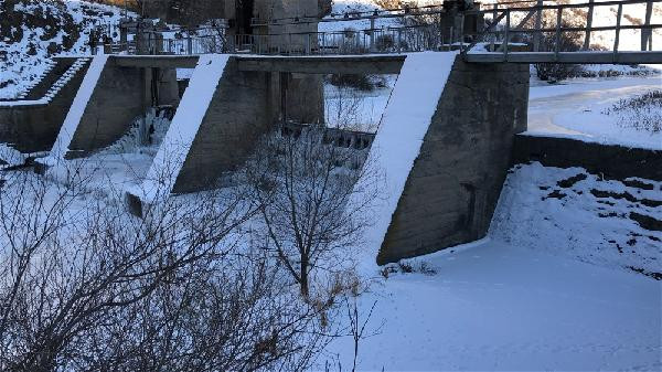 Kars'ta görüntüler eksi 25 derecede buzulları aratmadı - Resim : 1