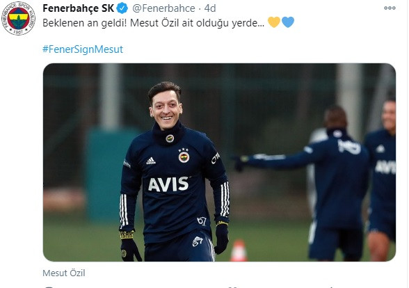 Fenerbahçe: Beklenen an geldi! Mesut Özil ait olduğu yerde - Resim : 1