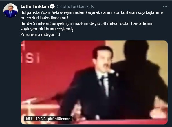 Lütfü Türkkan, Erdoğan'ı arşivdeki bu görüntülerle vurdu - Resim : 1