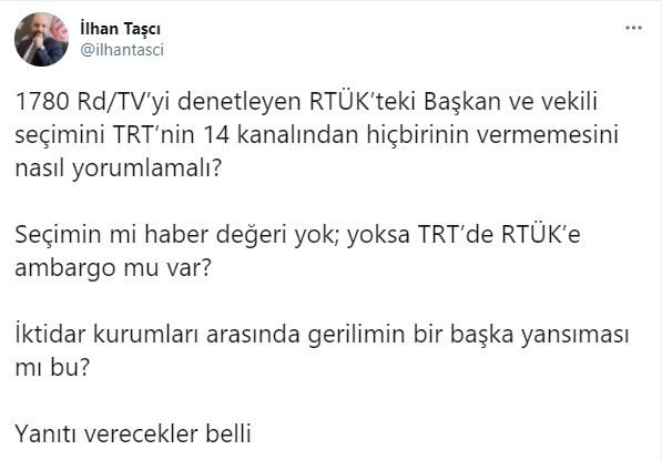 TRT, RTÜK'e ambargo mu koydu? 14 kanal yayınlamadı - Resim : 1