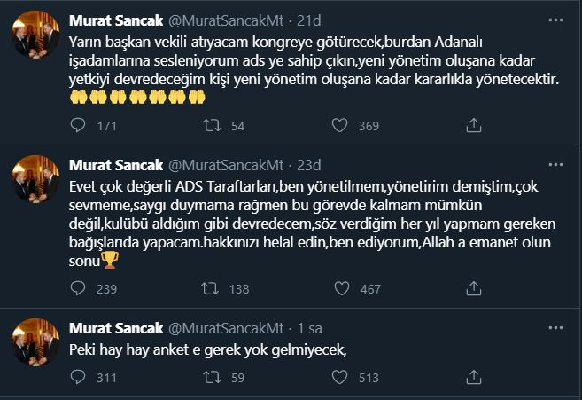 Murat Sancak transferden vazgeçip istifa etti - Resim : 1