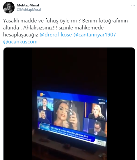 UÇANKUŞ TV, 'Mehtap Meral'leri karıştırınca sanatçı isyan etti - Resim : 1