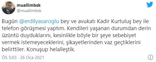 Erdil Yaşaroğlu o öğretmenden özür diledi! - Resim : 1
