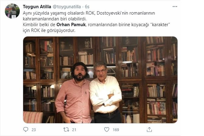 Orhan Pamuk ve Rasim Ozan Kütahyalı'nın fotoğrafı ortaya çıktı, sosyal medya ayaklandı - Resim : 3