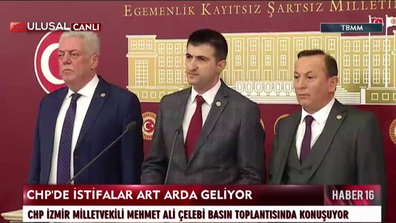 Mehmet Ali Çelebi CHP'den istifa etti