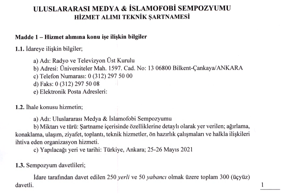 SETA ve RTÜK'ten 'Uluslararası Medya ve İslamofobi Sempozyumu' - Resim : 1