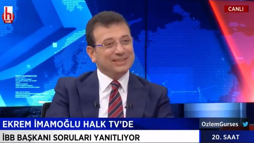 Ekrem İmamoğlu'na canlı yayında büyük sürpriz