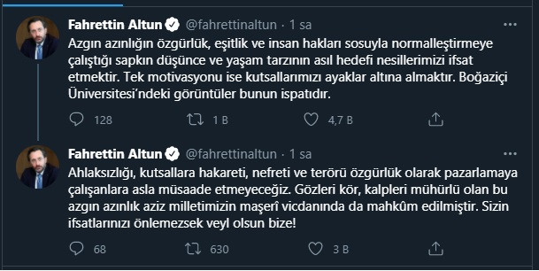 Fahrettin Altun'dan LGBT'lere: Azgın azınlık - Resim : 1