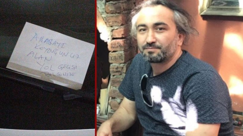 'Arabayı bıraktığınız alan yol girişidir' notu yazan yurttaş gözaltına alındı!