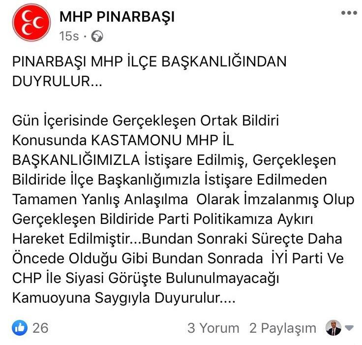 MHP'li başkan CHP ve İYİ PARTİ'yi masaya çağırınca, büyük kriz çıktı! - Resim : 1