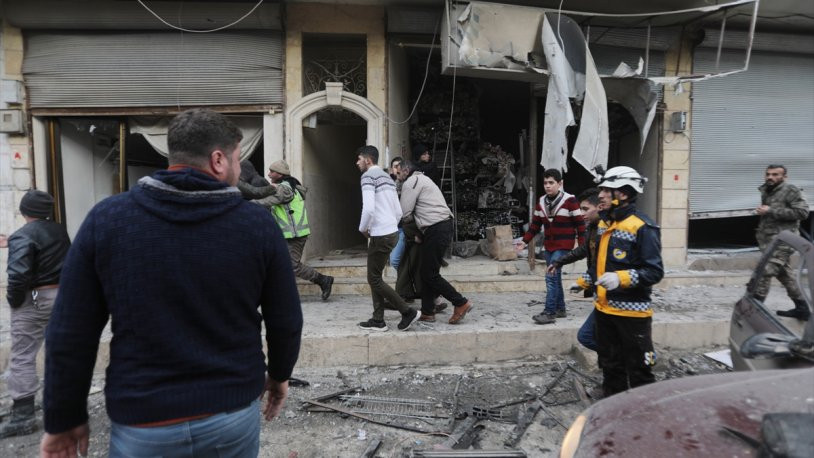 Suriye'nin Azez ilçesinde bombalı saldırı: 1 ölü, 8 yaralı - Resim : 3