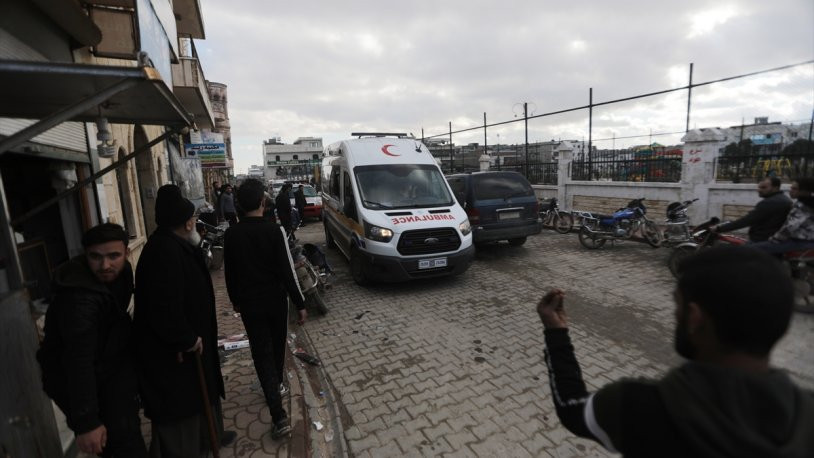 Suriye'nin Azez ilçesinde bombalı saldırı: 1 ölü, 8 yaralı - Resim : 1