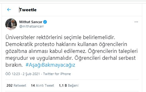 HDP'li Mithat Sancar: Öğrencileri derhal serbest bırakın - Resim : 1