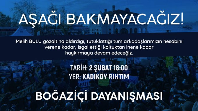 Boğaziçi Dayanışması’ndan Kadıköy’de toplanma çağrısı - Resim : 1