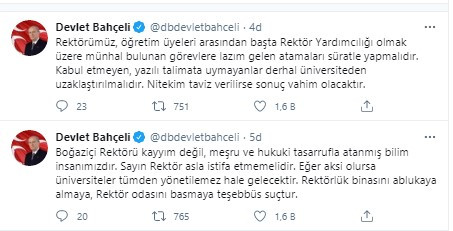 Devlet Bahçeli'den Boğaziçi Üniversitesi açıklaması: Taviz verilirse sonuç vahim olacaktır - Resim : 2