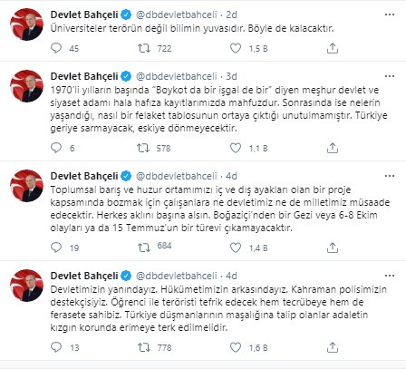 Devlet Bahçeli'den Boğaziçi Üniversitesi açıklaması: Taviz verilirse sonuç vahim olacaktır - Resim : 3