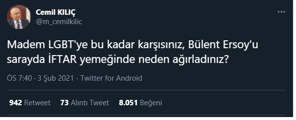İlahiyatçı Kılıç'tan AKP'ye zor soru: Madem LGBT'ye karşıydınız neden Bülent Ersoy'u iftara çağırdınız? - Resim : 1